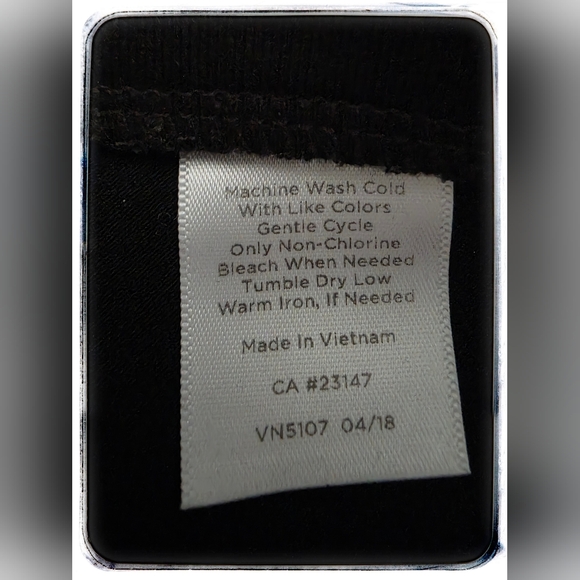 T By Talbots Women's Straight Leg Pants Cotton / Spandex Blend Black Size Small - Picture 6 of 7